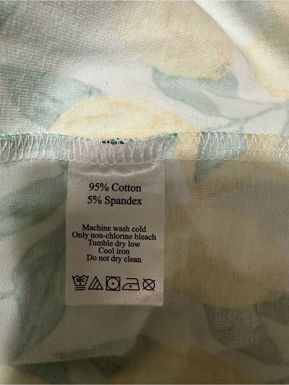 Duffield Lane Lemon Print Tiered Dress - Yellow & Green - Picture 16 of 16